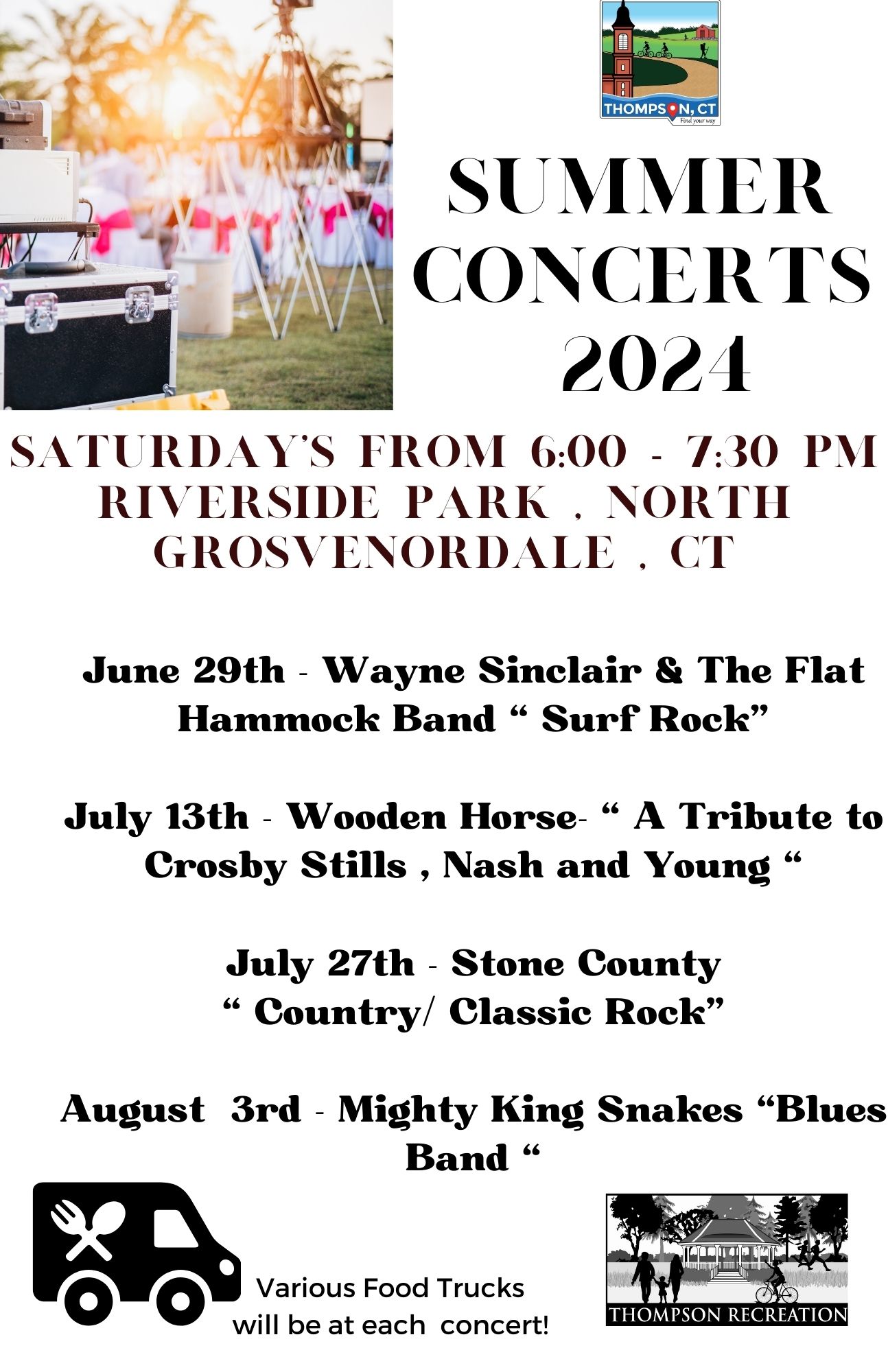 Summer Concerts at Riverside Park